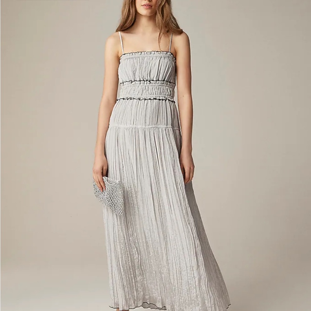 J. Crew Light Gray Maxi Dress